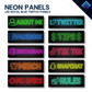 Neon Twitch Panels by Captain Shots